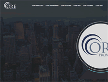 Tablet Screenshot of coreproviders.com